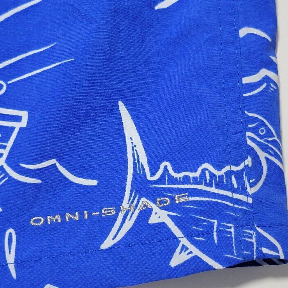 Columbia PFG Swim Trunks Boys Youth XL‎ 18/20 Super Backcast Shorts UPF 50 Lined - Picture 5 of 12